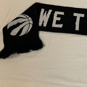 Black and White Toronto Raptors Scarf